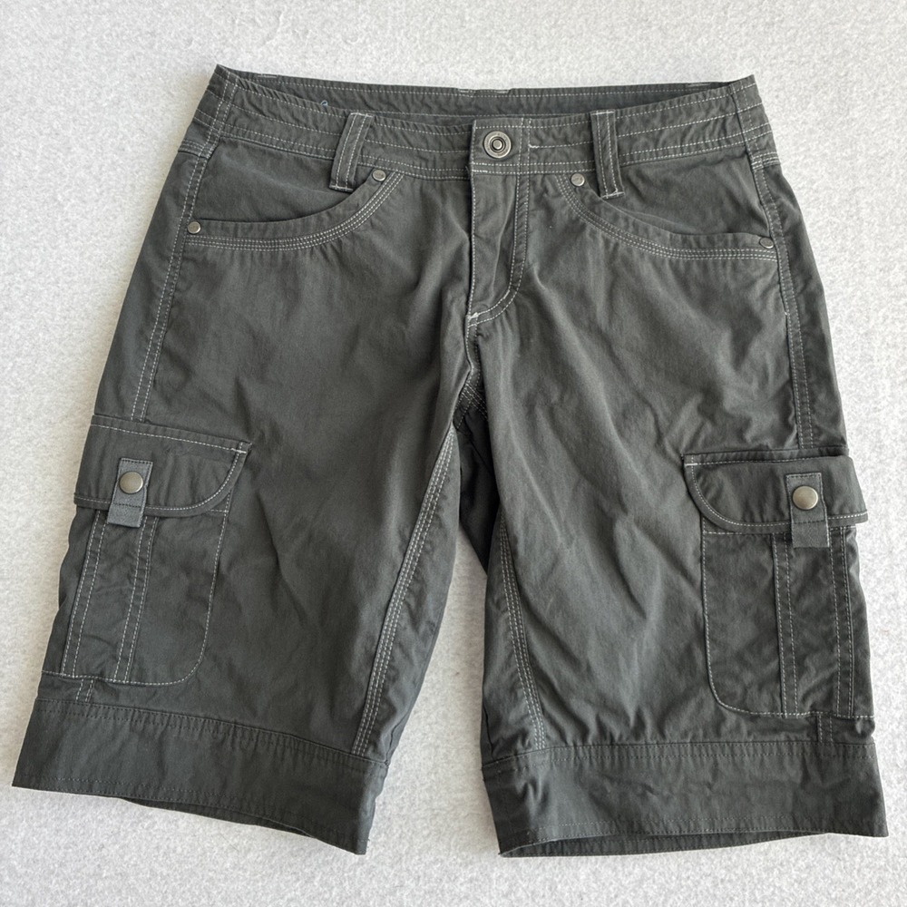 KUHL Womens Splash Bermuda Cargo Shorts 11" Inseam Size 6 Outdoors Hiking